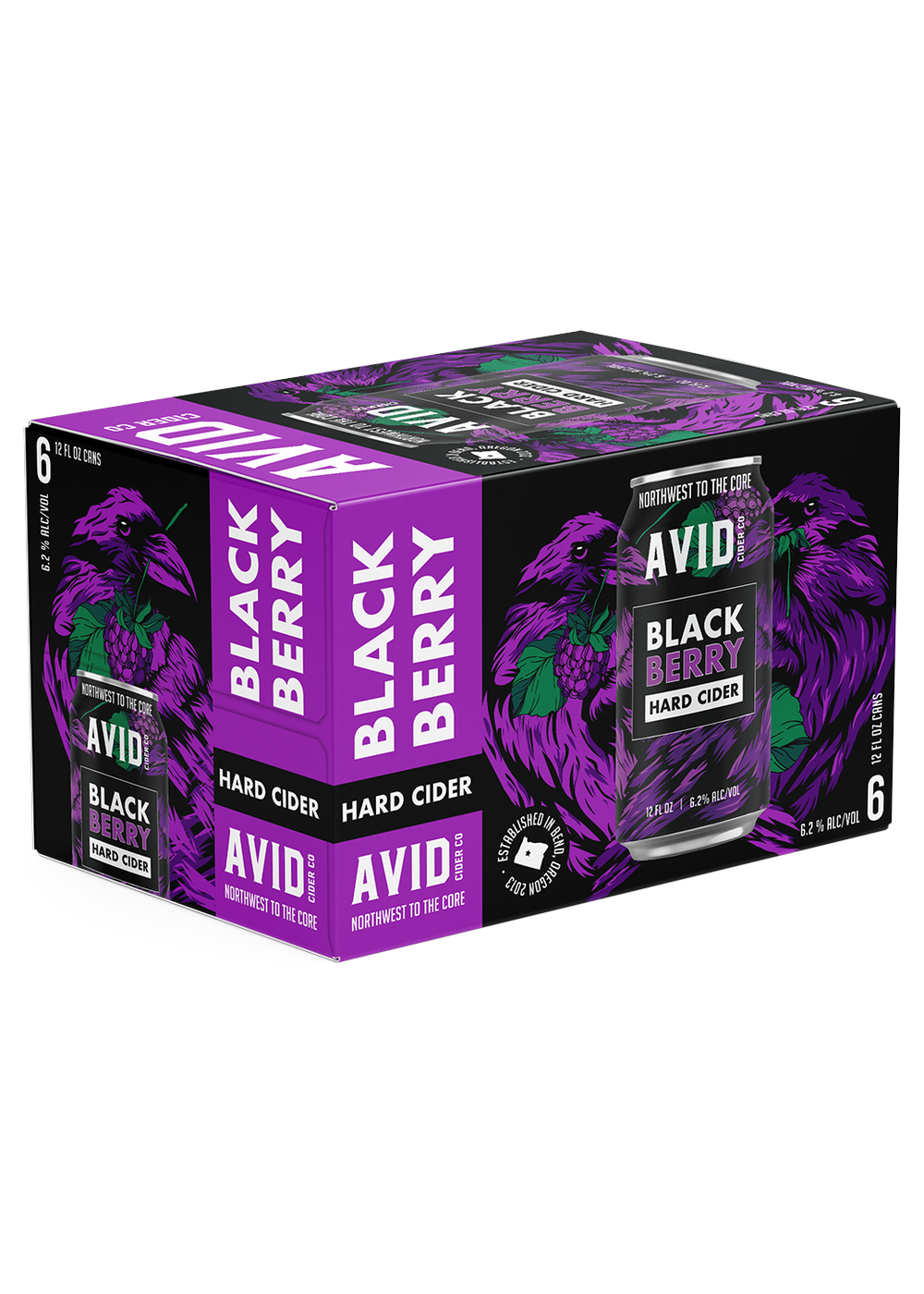 Avid Blackberry — six-pack carton