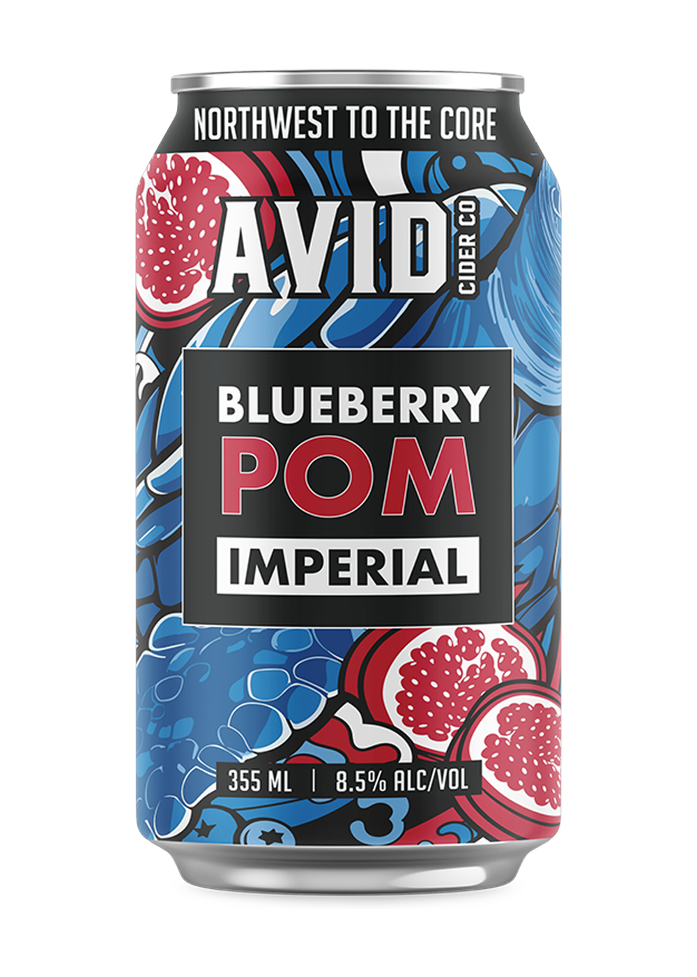 Avid Imperial Blueberry Pomegranate — 12 oz can