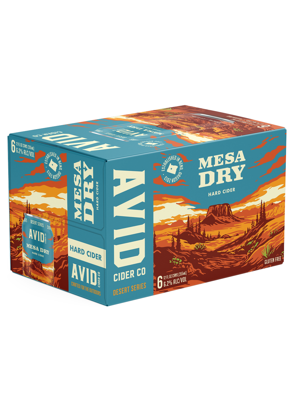 Avid Mesa Dry — six-pack carton