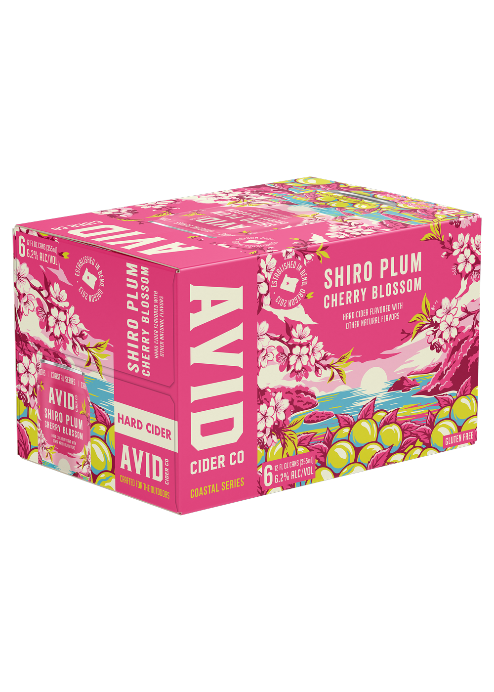 Avid Shiro Plum & Cherry Blossom — six-pack carton