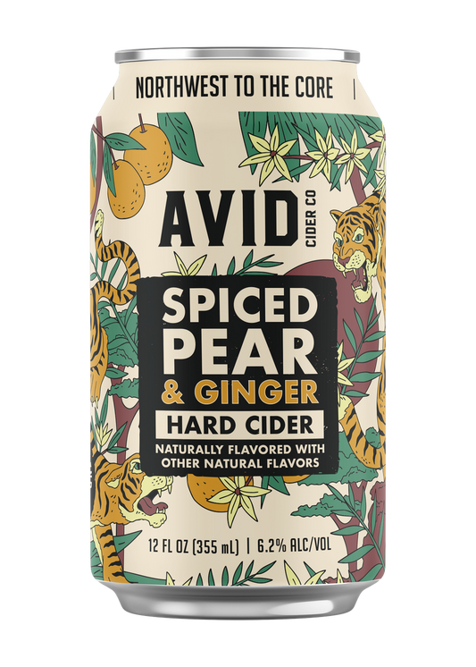 Avid Spiced Pear & Ginger — 12 oz can
