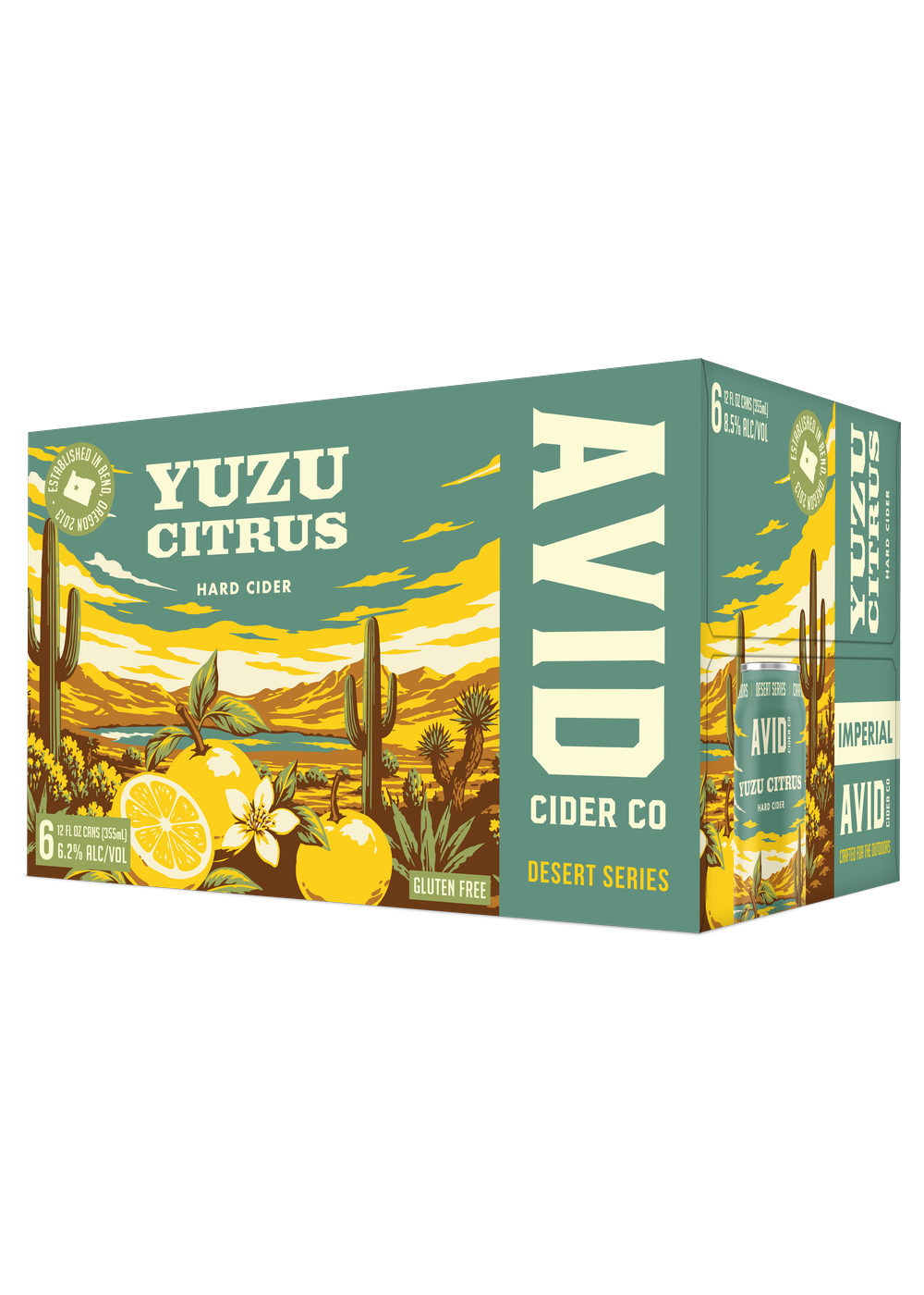 Avid Yuzu Citrus — six-pack carton