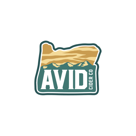 AVID State Diecut Sticker